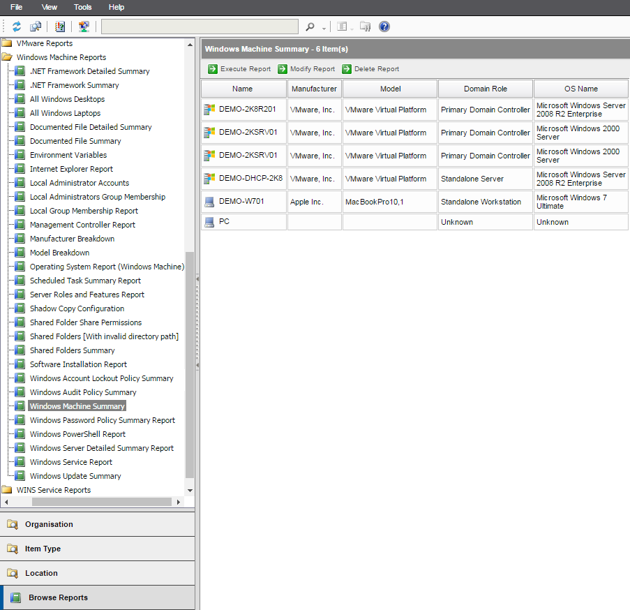 Server Inventory Tool Document Windows Server Configuration