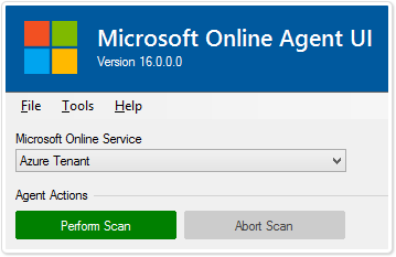 Microsoft Online Agent UI