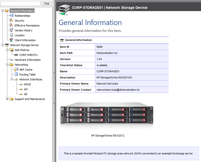 Screenshot of network storage device settings in the XIA Configuration web interface