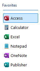Small favorites icons