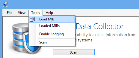 Screenshot of Load MIBs