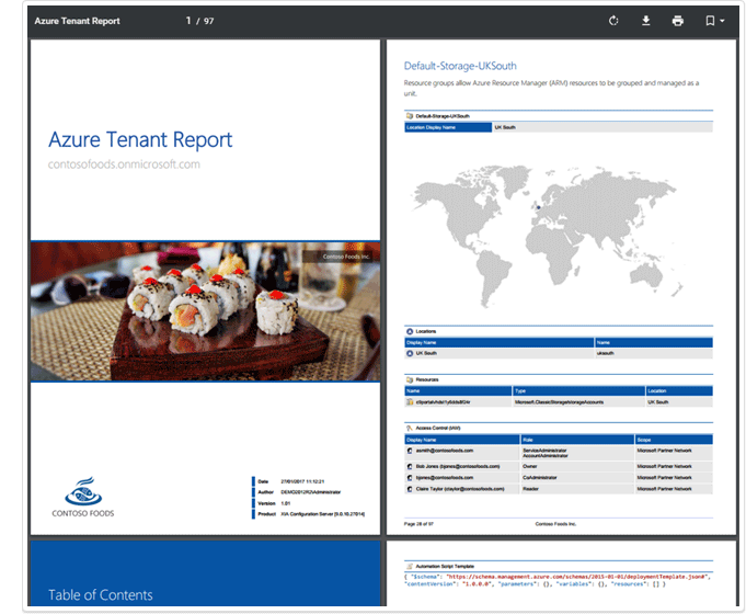 Microsoft Azure Tenant document screenshot