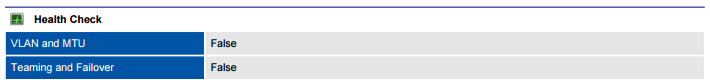 XIA Configuration PDF output screenshot of health check information