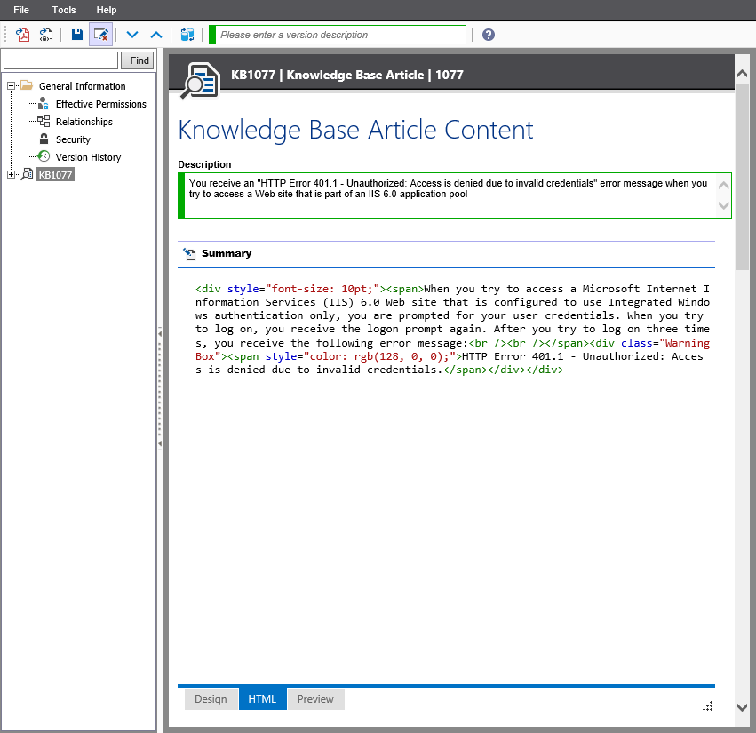 Screenshot showing Windows Machine document generation options in the XIA Configuration web interface