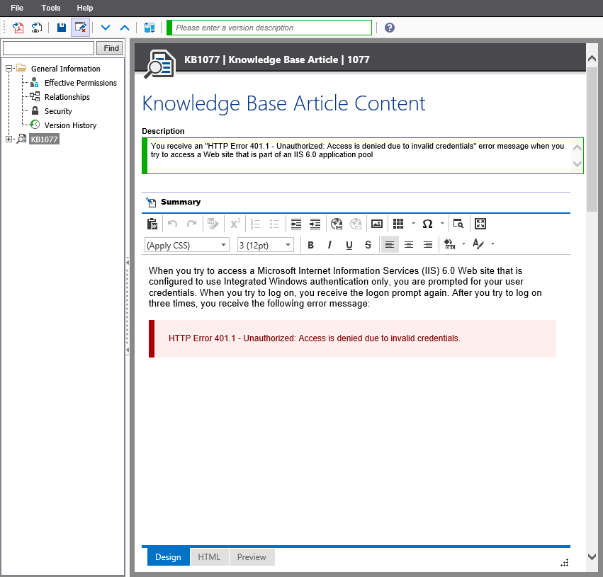 Screenshot showing Windows Machine document generation options in the XIA Configuration web interface