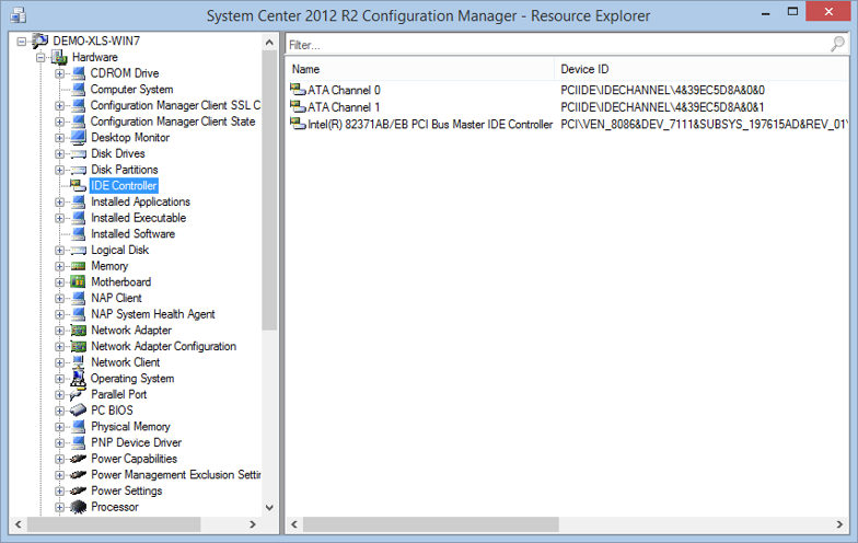 SCCM inventory