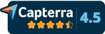 Capterra review badge 4.5